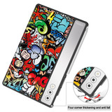 Lenovo Yoga Tab Plus 12.7 Tb520    Designer Tri-Fold Case      [Graffiti]
