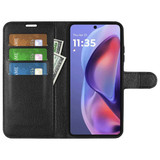 Moto G05      Pu Wallet Case    [Black]