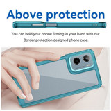 Moto G05      Soft Gel Case    [Clear Blue]