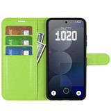 Nothing Phone (3A) Pro Pu Wallet Case [ Green ]