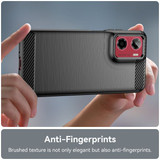Moto G05      Carbon Fibre Case    [Black]