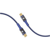PROMATE 1.2m 100W PD USB-C to USB-C Ultra-Fast Cable 5A/20V Transparent Connectors. Supports Data & Charge, LED Light, Gold Plated Connectors, Supports Transfer Rate 480Mbps. Navy Colour