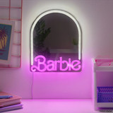 Barbie Wall Mountable LED Neon Mirror
