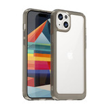Iphone 15 Plus      Soft Gel Case    [Clear Grey]