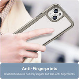 Iphone 15 Plus      Soft Gel Case    [Clear Grey]