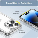 Iphone 14 Pro      Soft Gel Case    [Clear]