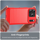 Iphone 17 Pro      Carbon Fibre Case    [Red]