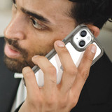 Iphone 14      Soft Gel Case    [Clear Grey]