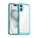 Iphone 16 Plus      Soft Gel Case    [Clear Blue]