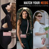 Samsung Galaxy S24      Crossbody Wallet    [Pink]