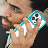 Iphone 14 Pro      Soft Gel Case    [Clear Blue]