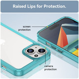 Iphone 15 Plus      Soft Gel Case    [Clear Blue]