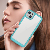 Iphone 15 Plus      Soft Gel Case    [Clear Blue]