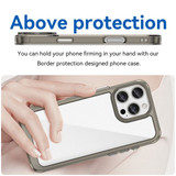 Iphone 16 Pro Max      Soft Gel Case    [Clear Grey]