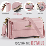 Iphone 16E      Crossbody Wallet    [Pink]
