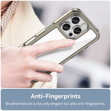 Iphone 16 Pro      Soft Gel Case    [Clear Grey]