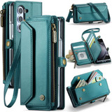 Samsung Galaxy Z Fold 5      Crossbody Wallet    [Teal]