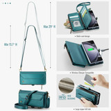 Samsung Galaxy Z Fold 5      Crossbody Wallet    [Teal]