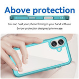 Iphone 16      Soft Gel Case    [Clear Blue]