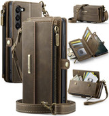 Samsung Galaxy S23 Plus      Crossbody Wallet    [Coffee]