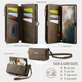Samsung Galaxy S23 Plus      Crossbody Wallet    [Coffee]