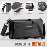 Samsung Galaxy S25 Edge      Crossbody Wallet    [Black]