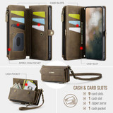 Samsung Galaxy S24 Fe      Crossbody Wallet    [Coffee]