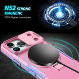 Iphone 17 Pro Max      Magsafe Sliding Cover Case    [Pinkwhite]