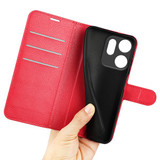 Oppo Reno 14 F 5G      Pu Wallet Case    [Red]