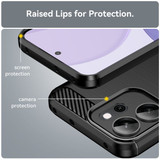 Oppo Reno 14 F 5G      Carbon Fibre Case    [Black]