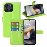 Moto G56      Pu Wallet Case    [Green]