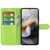 Moto G56      Pu Wallet Case    [Green]