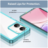 Oppo A5X      Soft Gel Case    [Clear Blue]
