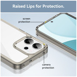 Oppo Reno 14 F 5G      Soft Gel Case    [Clear Grey]