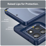 Moto G86      Carbon Fibre Case    [Navy]