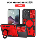 Moto G56      Ring Kickstand Case    [Red]