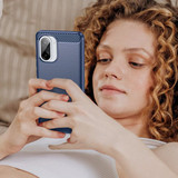 Oneplus Nord Ce5      Carbon Fibre Case    [Navy]