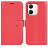 Oppo A5X      Pu Wallet Case    [Red]