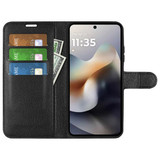 Moto G56      Pu Wallet Case    [Black]