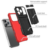 Iphone 17 Pro      Heavy Duty Case    [Red]