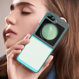 Samsung Galaxy Z Flip 7 Fe      Soft Gel Case    [Clear Blue]