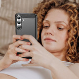 Samsung Galaxy S25Fe      Carbon Fibre Case    [Black]
