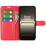 Oneplus Nord Ce5      Pu Wallet Case    [Red]