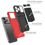 Iphone 17 Pro Max      Heavy Duty Case    [Red]