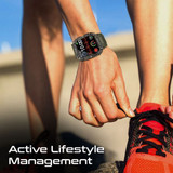 PROMATE IP67 Shock-Resist Smart Watch w/ Fitness Tracker & Bluetooth Calling. Large 1.95' (XWATCH-S19-BLK)