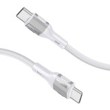 PROMATE 1.2m 60W PD USB-C to USB-C Tough-Built Cable. Supports up to 480Mbps Slim (FLETCHLINK-CC-GR)