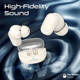 PROMATE In-ear HD TWS BT Earbuds Intellitouch & 400mAh Charging Case. Ergonomic Fit (LUSH-PRO-WHT)
