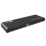 LENKENG 1-In-8-out HDMI Splitter w/ HDR & EDID. UHD Res up to 4K2K@30/60Hz (LKV318V2-0-HDR)