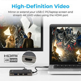 Promate PrimeHub-Lite Ultra-Fast Compact Multi-Port USB-C Hub