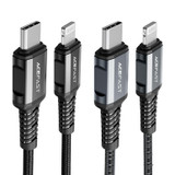 Acefast Super Durable Premium Data Cable Apple MFI Certified USB-C to Lightning C1